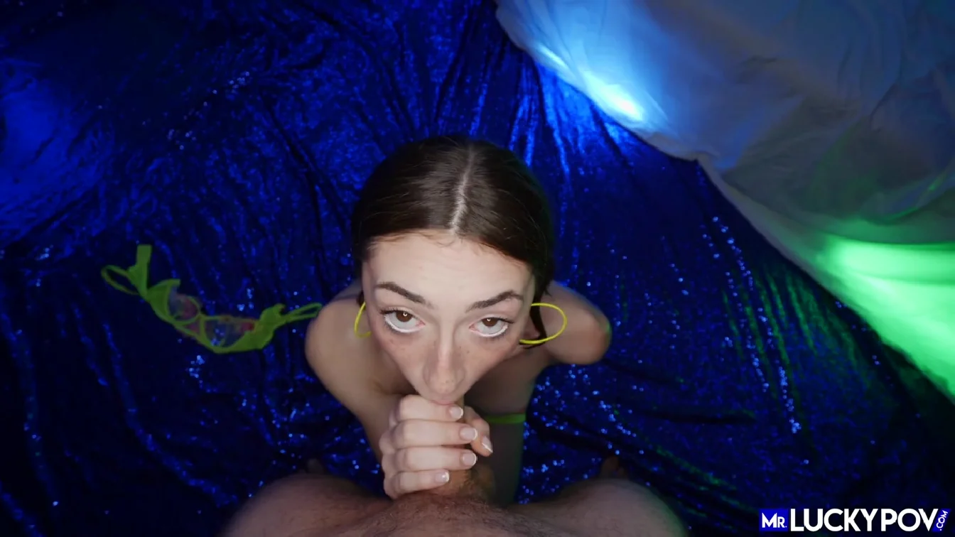Preview of MrLuckyPOV Tiana Blow Aka Tori Mack Brace Face Brunette Tiana Blow Not As Innocent As She Looks XXX